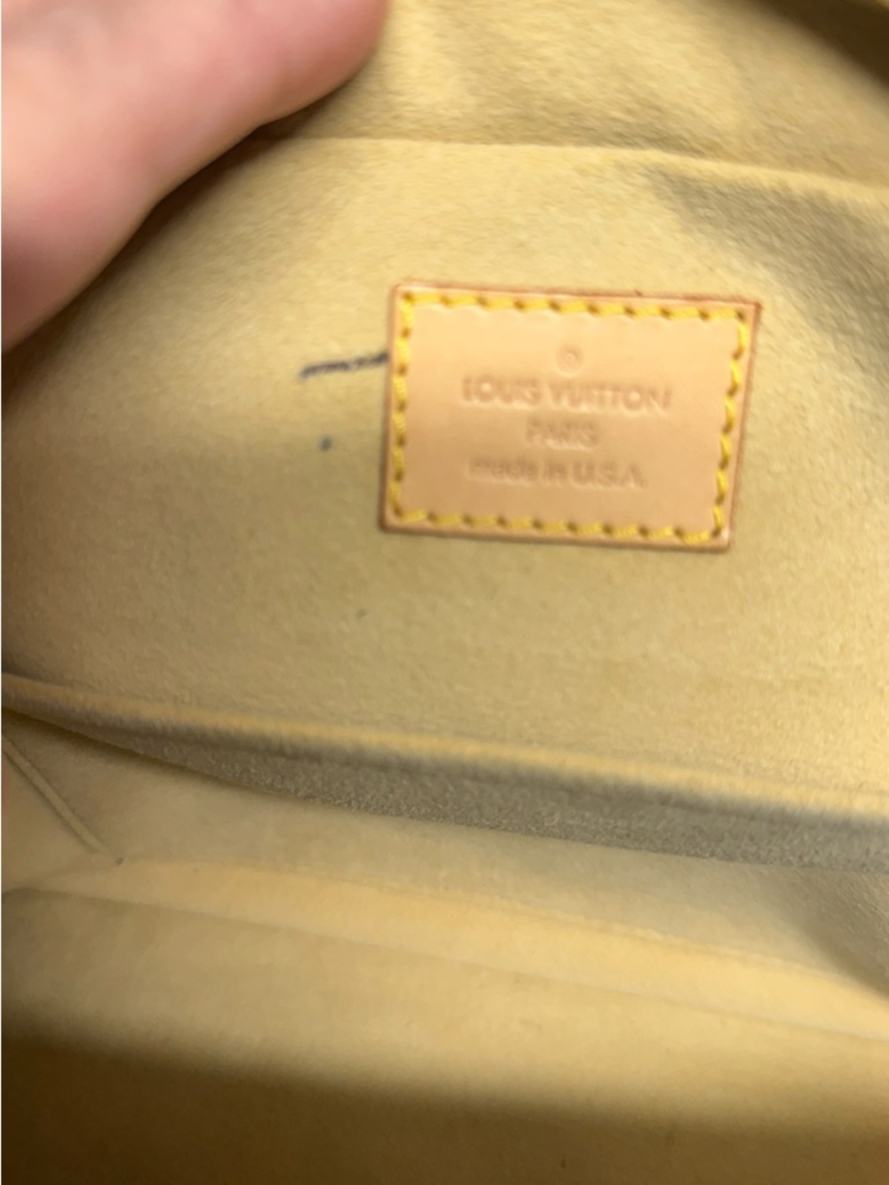 Louis Vuitton Manhattan Top Handle Bag PM Brown Canvas - Picture 11 of 16